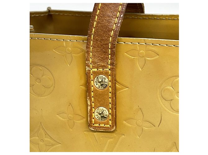 Borsa Louis Vuitton Vernis Lead PM Beige - vista 10