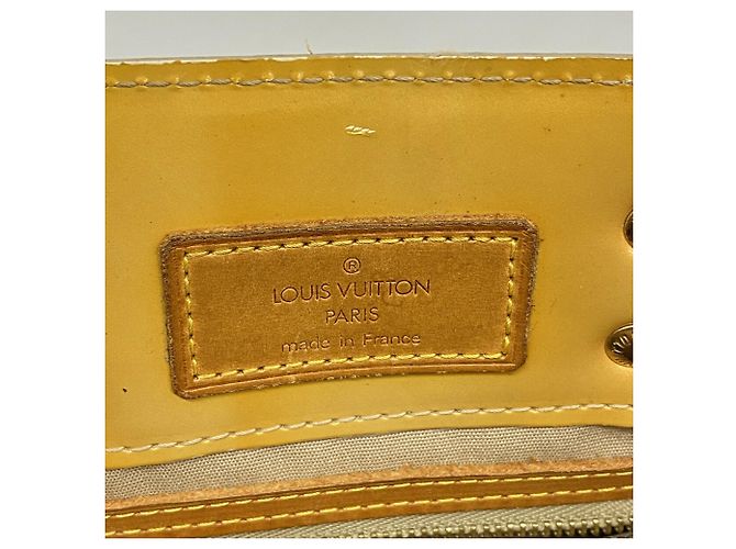 Borsa Louis Vuitton Vernis Lead PM Beige - vista 5