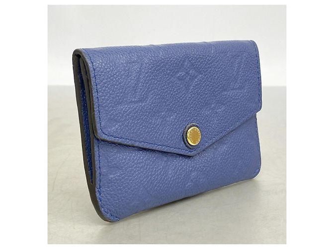 Louis Vuitton Monogram Empreinte Pochette Clé M41965 Denim Wallet Azul - vista 2