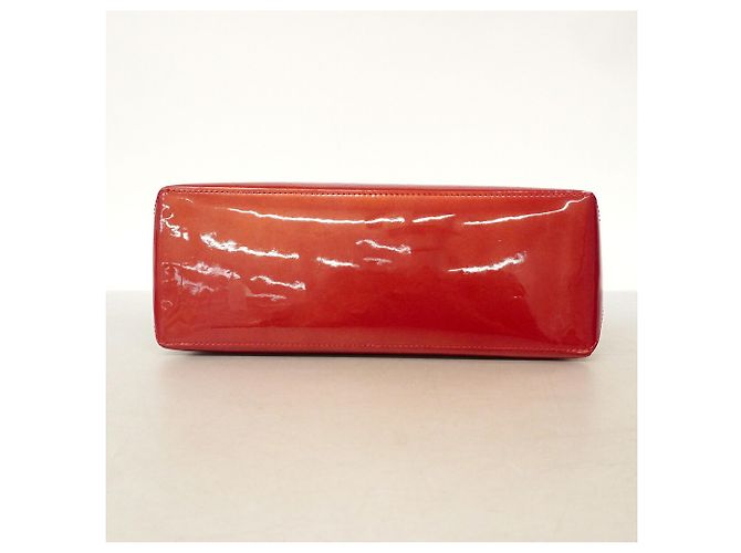 Borsa Tote Louis Vuitton Vernis Wilshire PM Rosso - vista 3