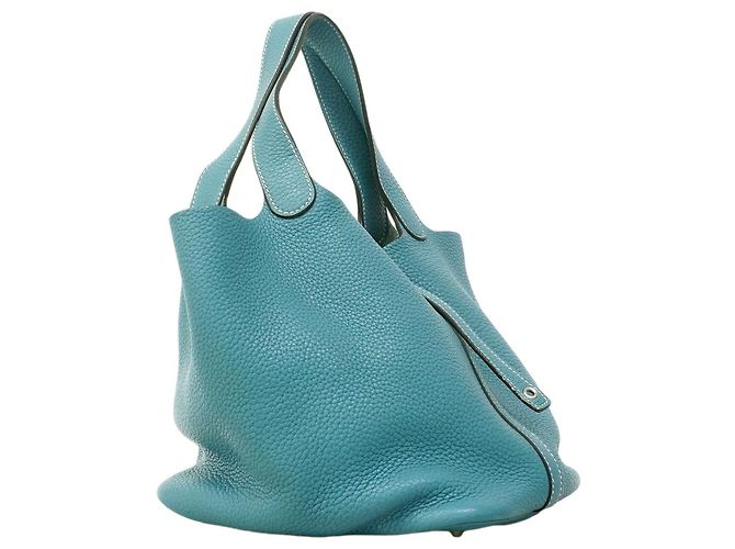 Hermès Hermes Picotin Lock MM Handtasche Blau - Ansicht 2