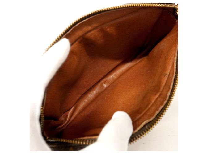 Borsa a tracolla Louis Vuitton Monogram Saint Germain 24 Marrone - vista 4