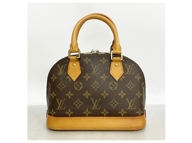 Borsa a mano Louis Vuitton Alma BB Monogram Marrone - vista 11
