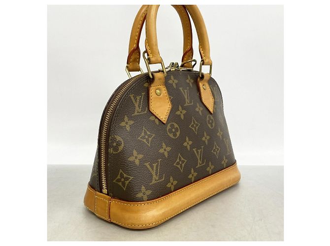 Borsa a mano Louis Vuitton Alma BB Monogram Marrone - vista 2