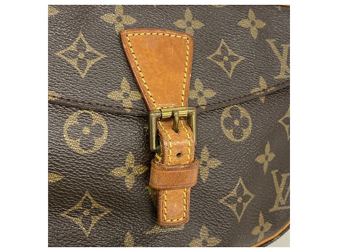 Borsa a tracolla Louis Vuitton Monogram Jeune Fille PM Marrone - vista 11