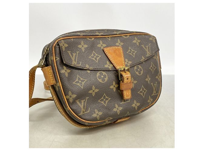 Borsa a tracolla Louis Vuitton Monogram Jeune Fille PM Marrone - vista 2