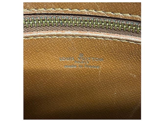 Borsa a tracolla Louis Vuitton Monogram Jeune Fille PM Marrone - vista 5