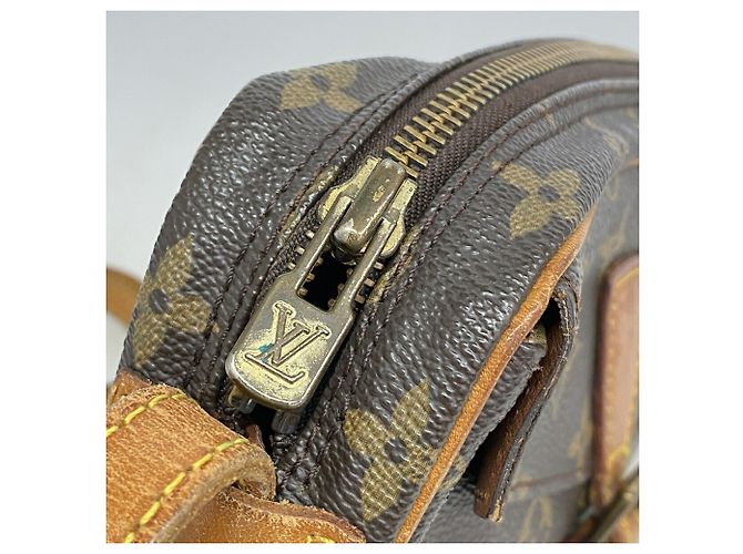 Borsa a tracolla Louis Vuitton Monogram Jeune Fille PM Marrone - vista 6
