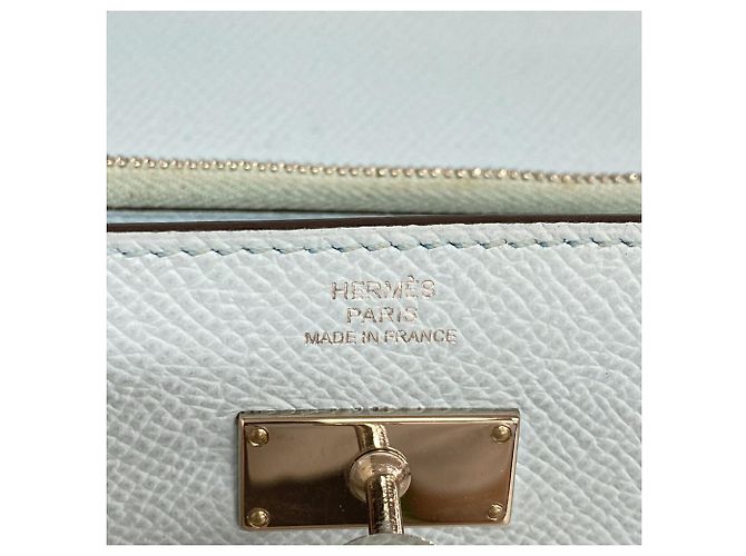 Hermès Hermes Kelly Long Wallet in Blue Zephyr Blau - Ansicht 4