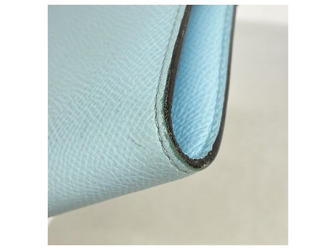 Hermès Hermes Kelly Long Wallet in Blue Zephyr Blau - Ansicht 5