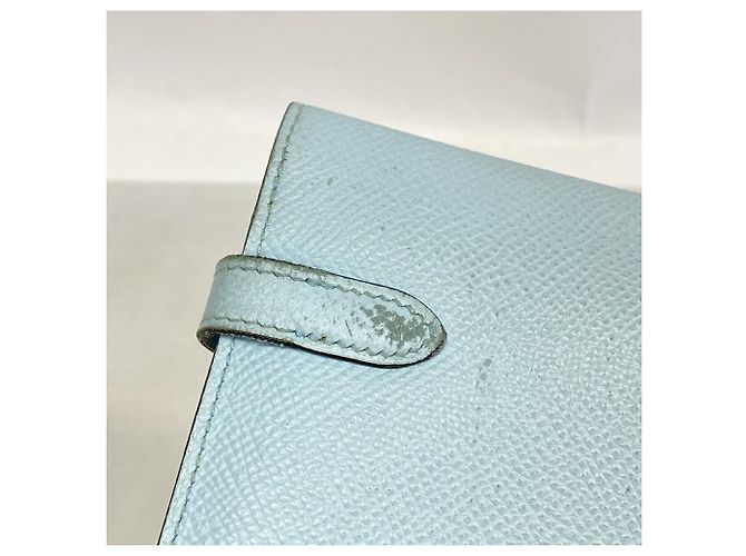 Hermès Hermes Kelly Long Wallet in Blue Zephyr Blau - Ansicht 6