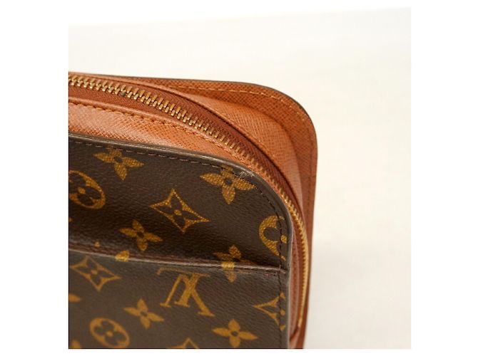 Borsa a pochette Louis Vuitton Monogram Orsay Marrone - vista 9