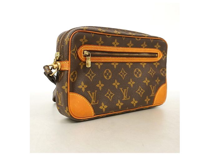 Borsa a pochette Louis Vuitton Monogram Marly Dragonne GM Marrone - vista 2
