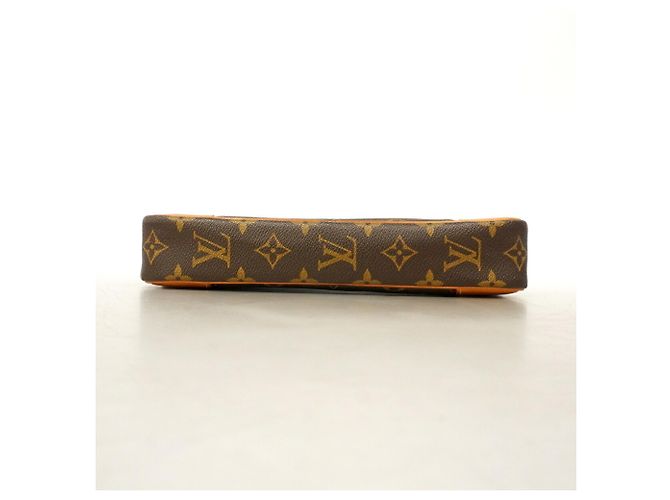 Borsa a pochette Louis Vuitton Monogram Marly Dragonne GM Marrone - vista 3