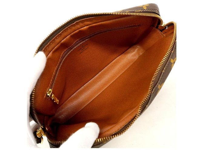 Borsa a pochette Louis Vuitton Monogram Marly Dragonne GM Marrone - vista 4
