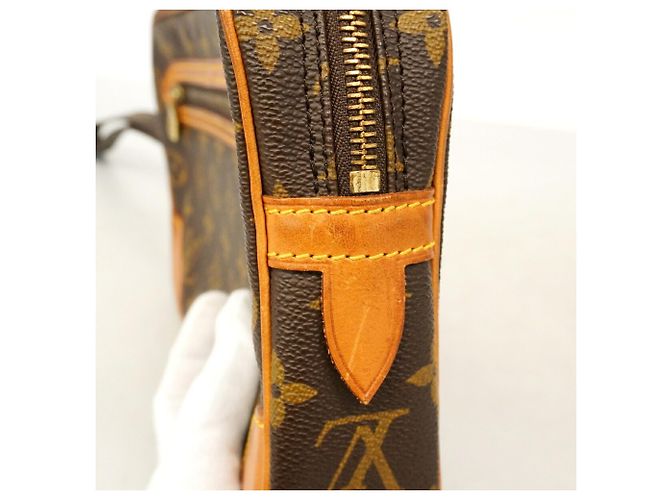 Borsa a pochette Louis Vuitton Monogram Marly Dragonne GM Marrone - vista 7