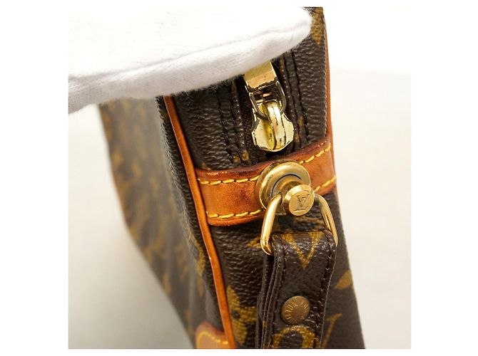 Borsa a pochette Louis Vuitton Monogram Marly Dragonne GM Marrone - vista 9