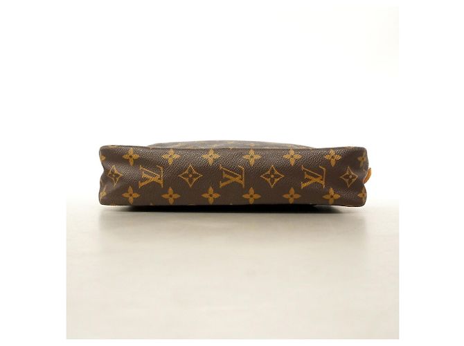 Borsa a Clutch Louis Vuitton Monogram Compiegne 28 Marrone - vista 3