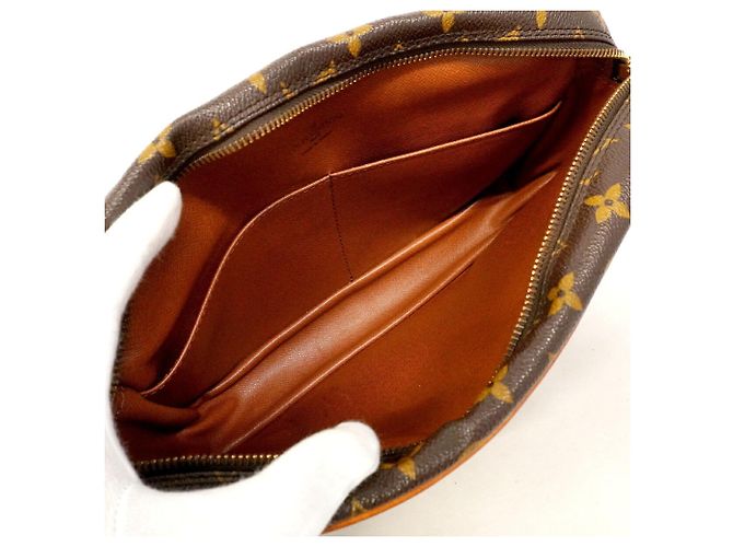 Borsa a Clutch Louis Vuitton Monogram Compiegne 28 Marrone - vista 4
