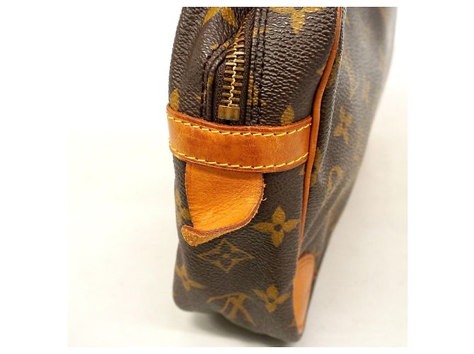Borsa a Clutch Louis Vuitton Monogram Compiegne 28 Marrone - vista 7