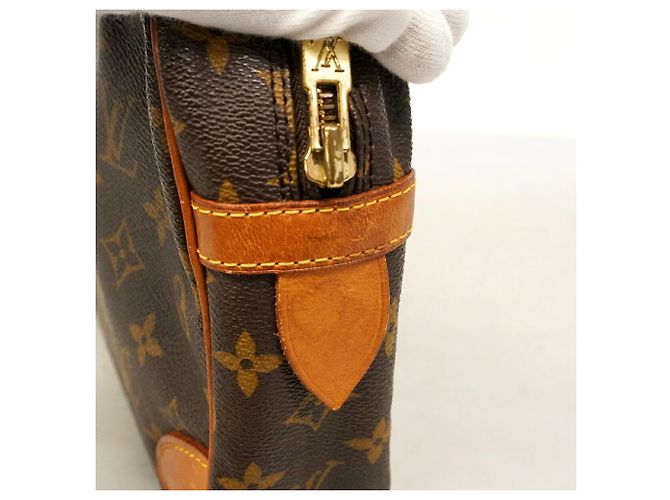 Borsa a Clutch Louis Vuitton Monogram Compiegne 28 Marrone - vista 8