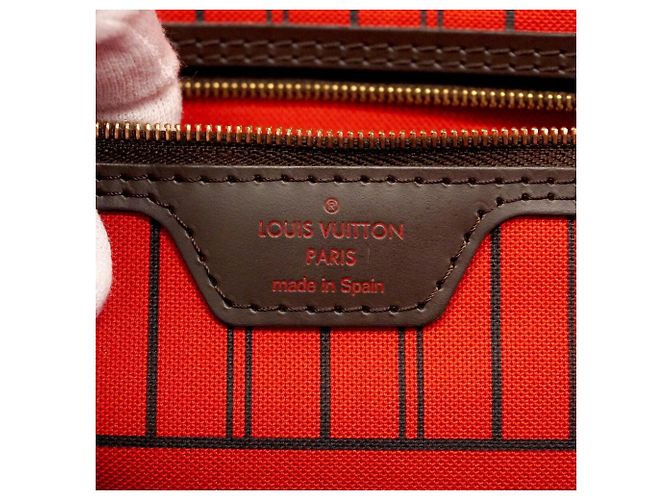 Borsa Tote Louis Vuitton Damier Neverfull MM Damier ebene - vista 5