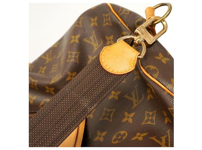 Louis Vuitton Boston Monogram Sac Polochon M41222 Brown Bag Marrone - vista 10