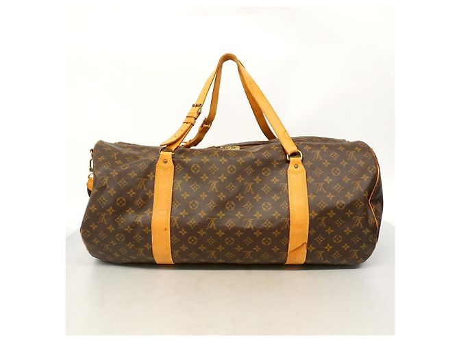 Louis Vuitton Boston Monogram Sac Polochon M41222 Brown Bag Marrone - vista 13