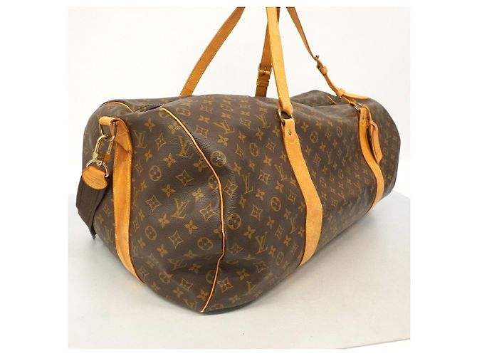 Louis Vuitton Boston Monogram Sac Polochon M41222 Brown Bag Marrone - vista 2