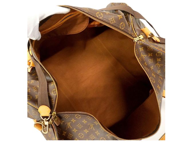 Louis Vuitton Boston Monogram Sac Polochon M41222 Brown Bag Marrone - vista 4