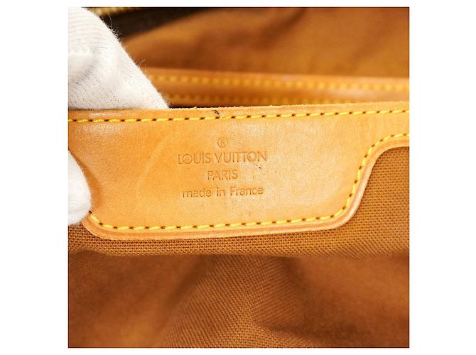 Louis Vuitton Boston Monogram Sac Polochon M41222 Brown Bag Marrone - vista 5