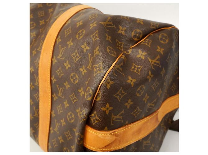 Louis Vuitton Boston Monogram Sac Polochon M41222 Brown Bag Marrone - vista 6