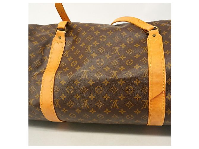 Louis Vuitton Boston Monogram Sac Polochon M41222 Brown Bag Marrone - vista 9
