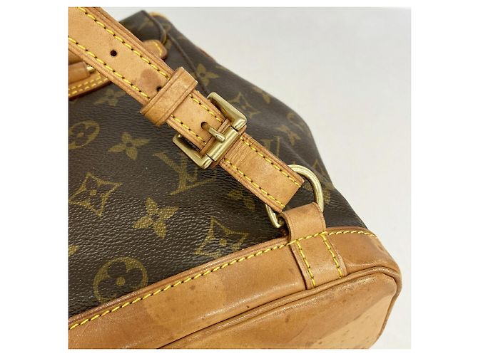 Zaino Louis Vuitton Monogram Mini Montsouris Marrone - vista 12
