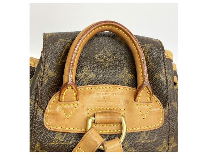 Zaino Louis Vuitton Monogram Mini Montsouris Marrone - vista 13