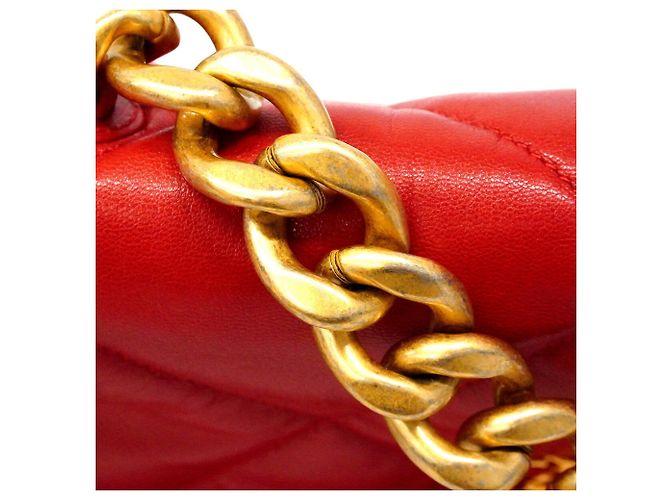 Bolso de mano Chanel de cuero rojo Roja - Ansicht 11