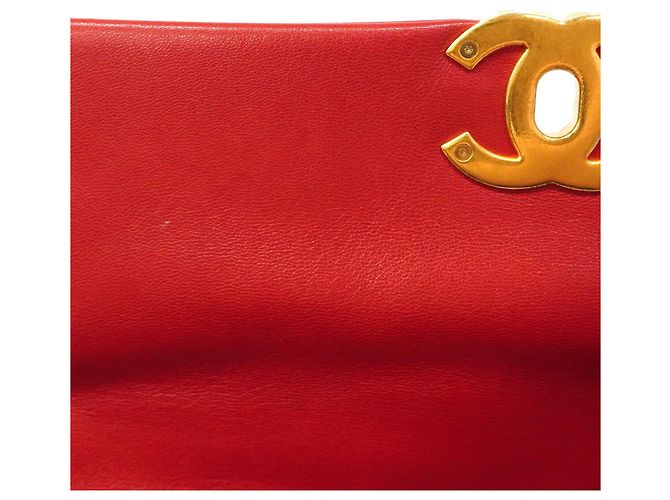 Bolso de mano Chanel de cuero rojo Roja - Ansicht 12
