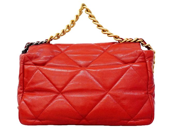 Bolso de mano Chanel de cuero rojo Roja - Ansicht 13