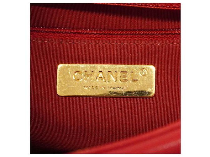 Bolso de mano Chanel de cuero rojo Roja - Ansicht 5