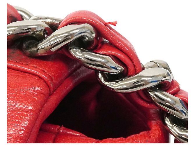 Bolso de mano Chanel de cuero rojo Roja - Ansicht 9