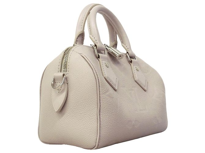 Borsa Louis Vuitton Monogram Empreinte Speedy Bandoulière 20 Marrone - vista 2