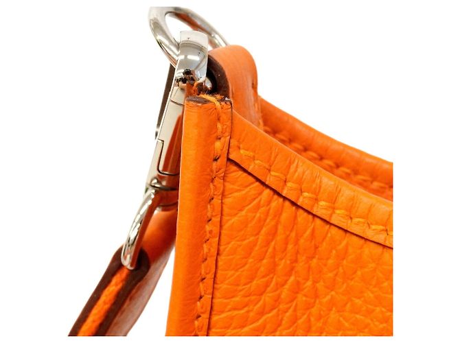 Hermès Borsa a tracolla Hermes Evelyne TPM Arancione - vista 7