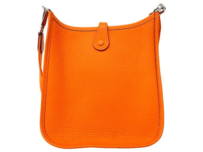 Hermès Borsa a tracolla Hermes Evelyne TPM Arancione - vista 9