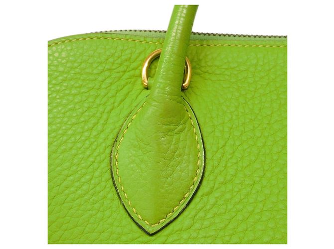 Hermès Borsa Hermes Bolide 35 in Apple Green Verde - vista 12