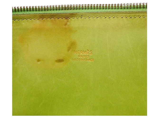Hermès Borsa Hermes Bolide 35 in Apple Green Verde - vista 5