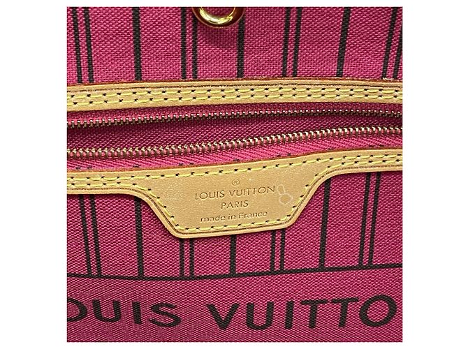 Borsa Tote Louis Vuitton Monogram Neverfull MM Rosa - vista 5