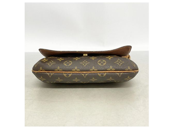 Borsa a tracolla Louis Vuitton Monogram Musette Tango Marrone - vista 3