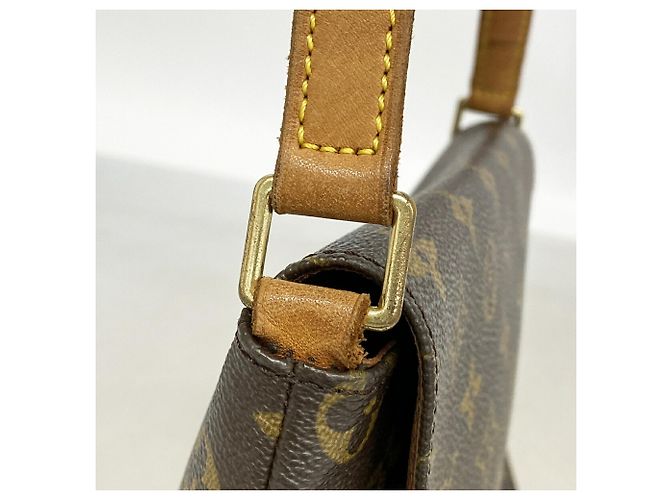 Borsa a tracolla Louis Vuitton Monogram Musette Tango Marrone - vista 7