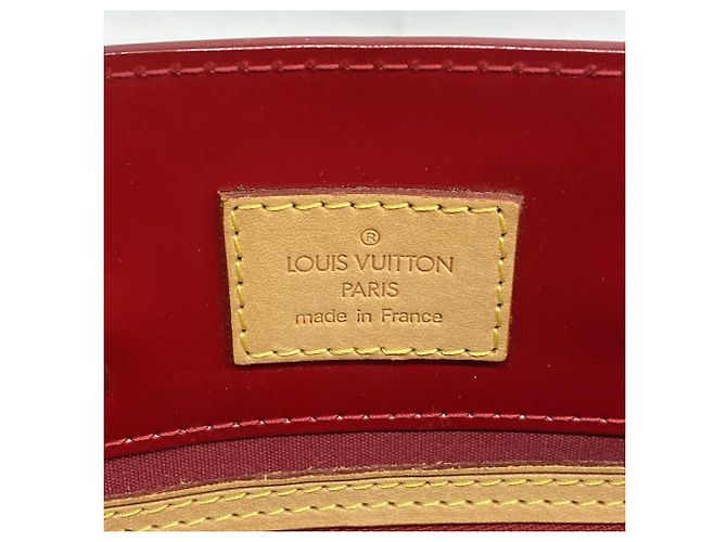 Borsa Louis Vuitton Vernis Lead PM Rosso - vista 5