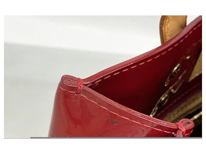 Borsa Louis Vuitton Vernis Lead PM Rosso - vista 8